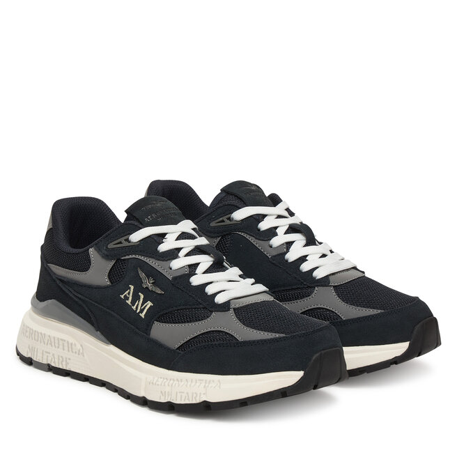 Sneakersy Aeronautica Militare 261SC0318UCT04248 Granatowy - męskie