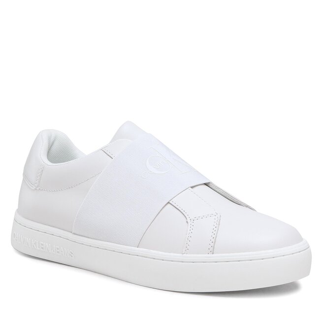 Sneakers Calvin Klein Jeans Classic Cupsole Elastic YM0YM00571 White YBR Calvin imagine noua