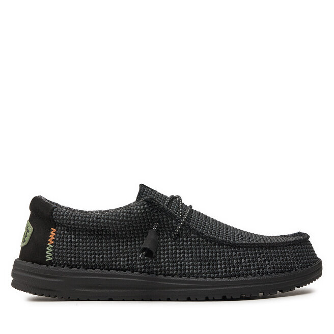 Mokasyny Hey Dude Wally Sport Mesh - Czarny