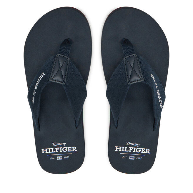 Japonki Tommy Hilfiger Hilfiger 85 Beach Sandal - Granatowy