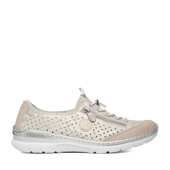 Sneakersy Rieker CEO-L3252-92 Beżowy - kobiece