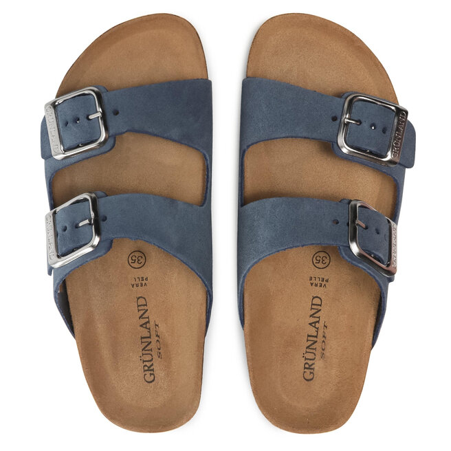 Grünland Pantoletten Grünland Sara CB2631-70 Jeans