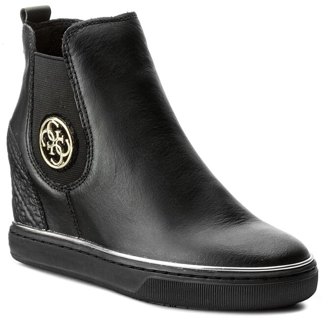 Botine Guess Freda FLFRE3 LEA12 BLACK/BLACK