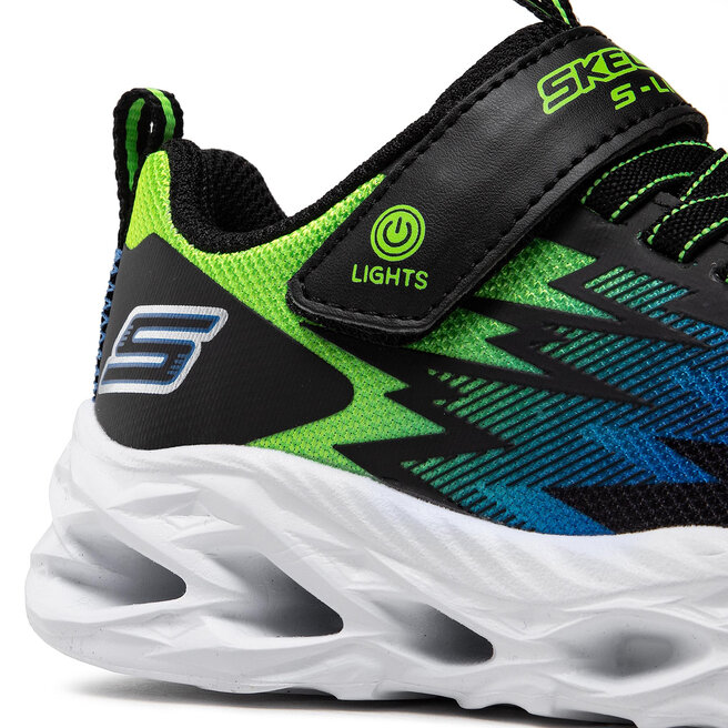 Skechers Sneakersy Skechers Zorent 400600L/BBLM Blk/Blue/Lime