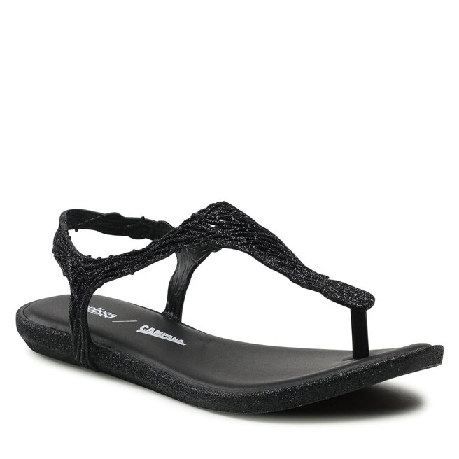 Sandale Melissa Campana Flow Sandal Ad 32985 Black Glitter 50714