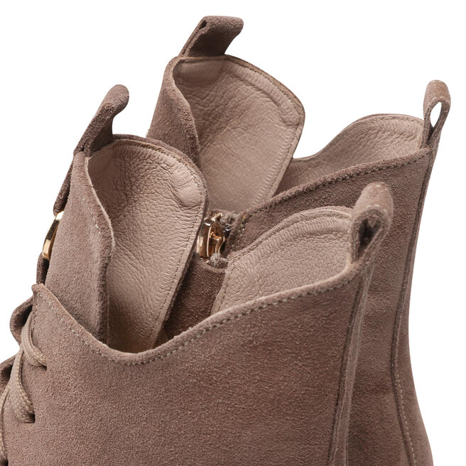 Karino Туристически oбувки Karino 4388/008-P Ciemny Beż/Welur