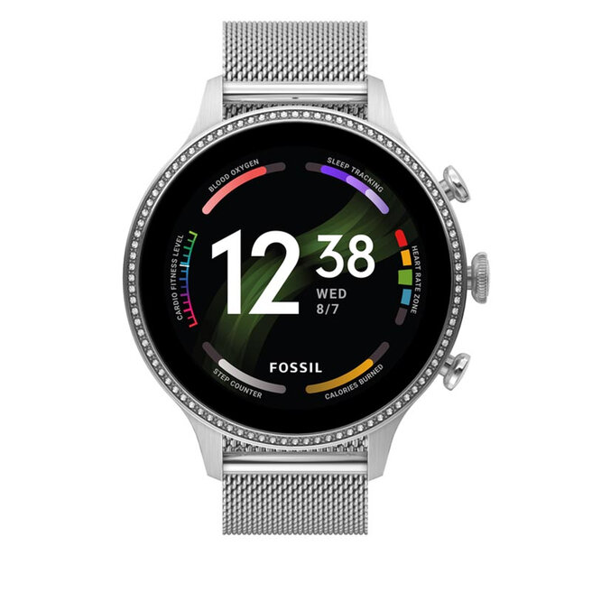 Smartwatch Fossil Gen 6 FTW6083 Silver/Silver epantofi-Accesorii-Smartwatch-uri-Femei imagine noua