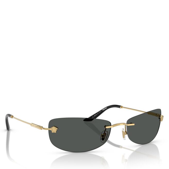Okulary przeciwsłoneczne Versace 0VE2279 60 - Złoty