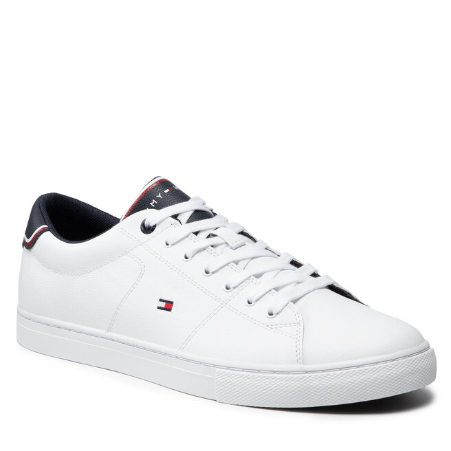 essential leather sneaker white ybr