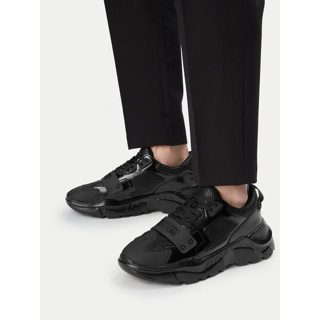 Sneakersy Versace Jeans Couture 80YA3SC4 ZSE03 Czarny - męskie
