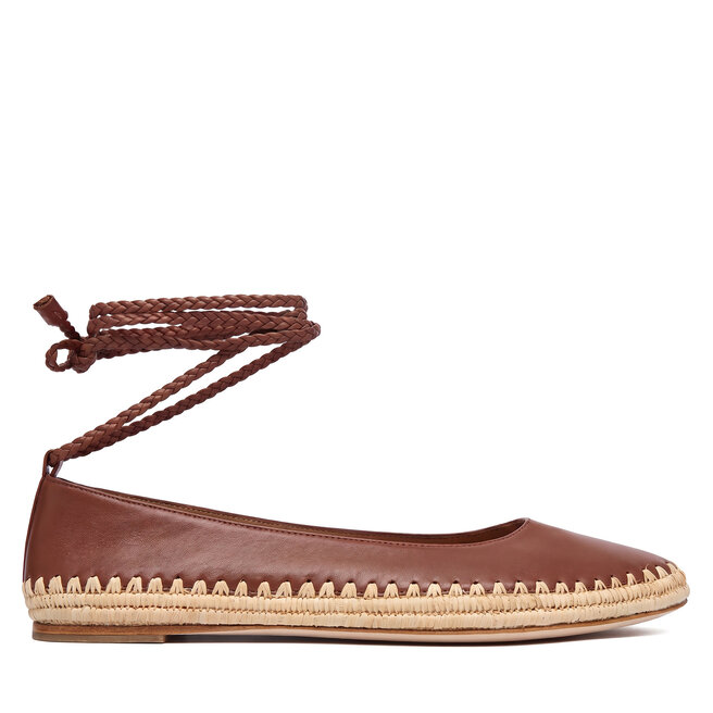 Espadryle Max Mara 2614521012670 Brązowy - kobiece