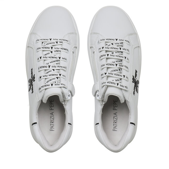 Patrizia Pepe Сникърси Patrizia Pepe PJ210.06 Bianco/Nero