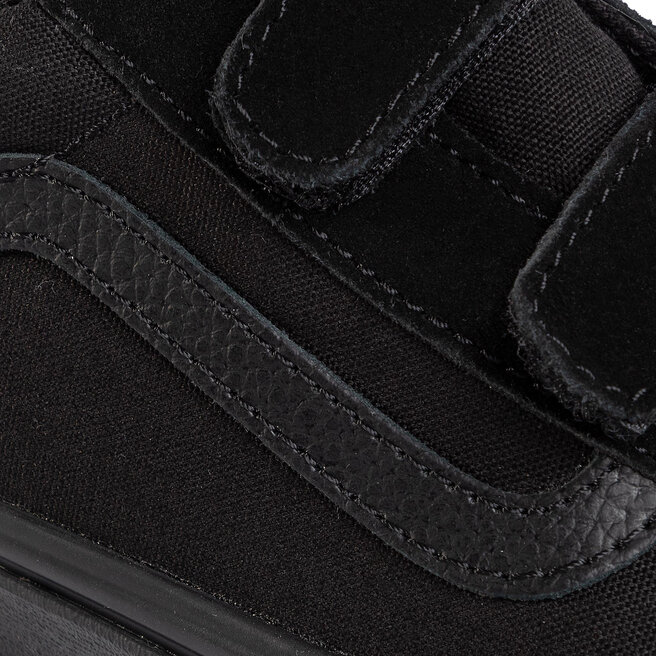 Vans old skool store all black velcro