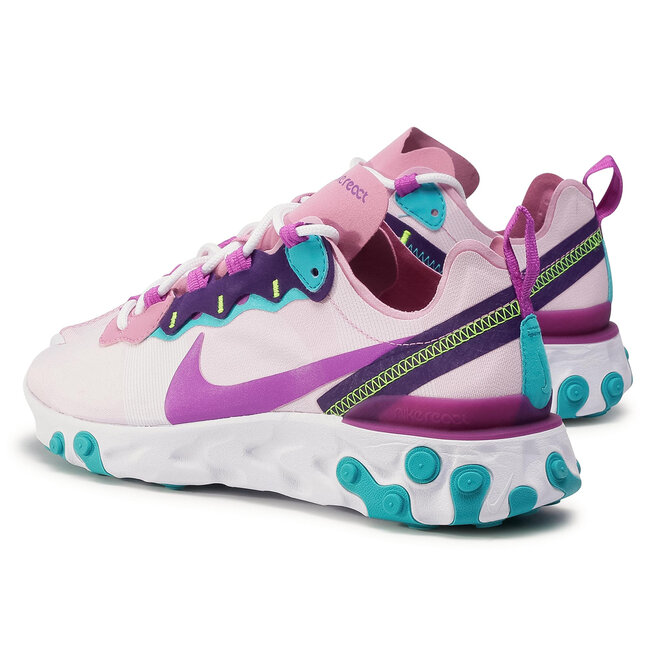 Buty Nike React Element 55 BQ2728 603 Magic Flamingo Vivid Purple