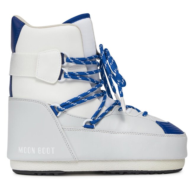 Μπότες Χιονιού Moon Boot Sneaker Mid 14028200003 White/Lt.Grey/Blue