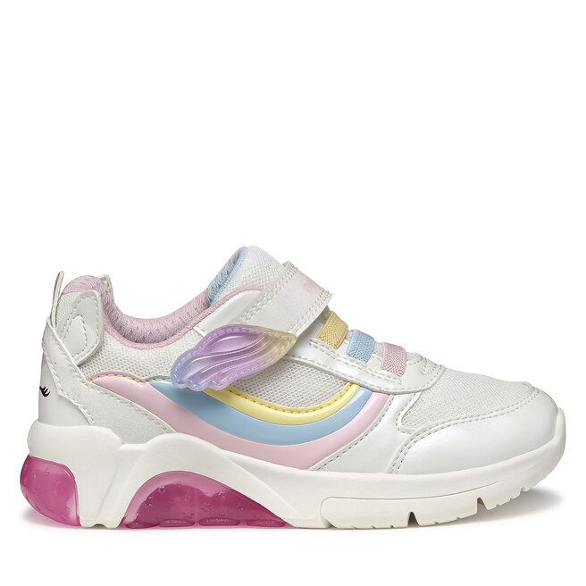 Sneakersy Geox J Fadinlight J55M4A 0KNGN - D Biały