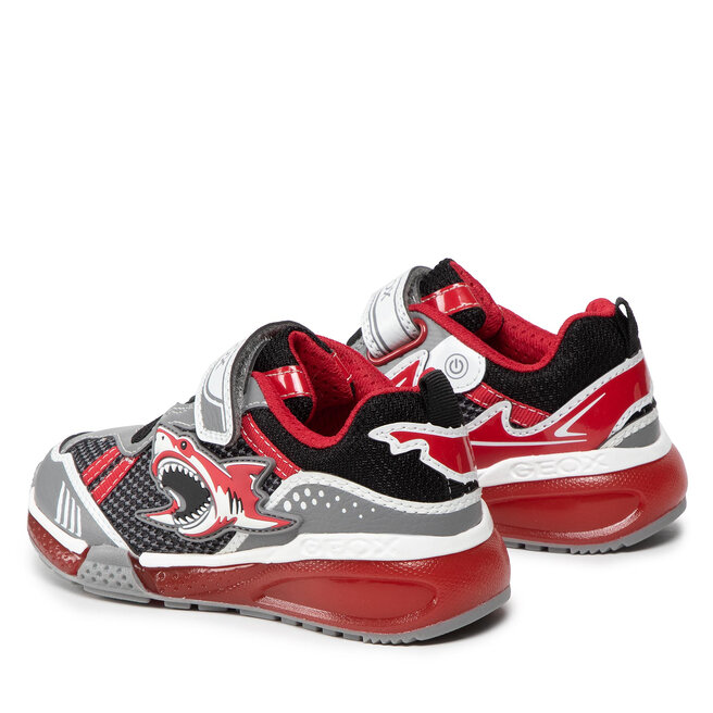 Geox Superge Geox J Bayonyc B. A J25FEA 014BU C0051 M Grey/Red