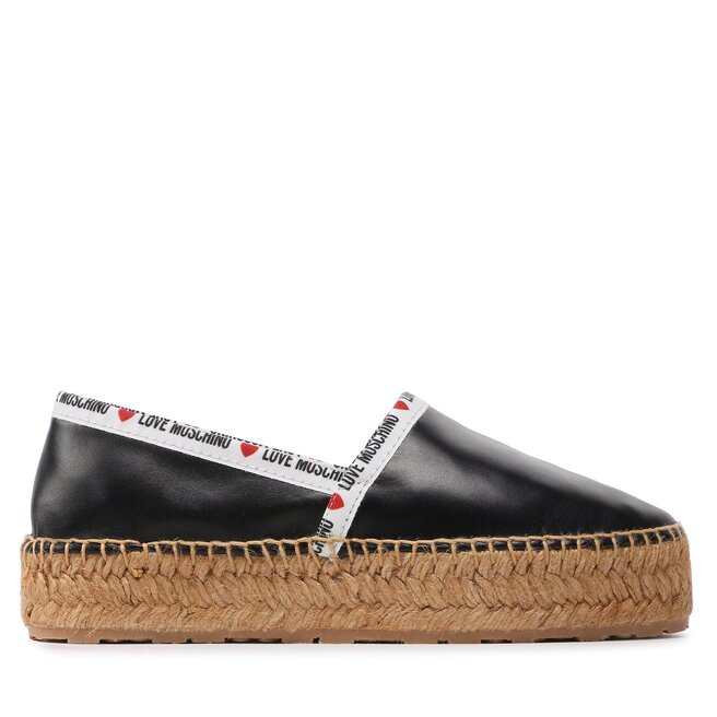 Espadryle LOVE MOSCHINO - Czarny