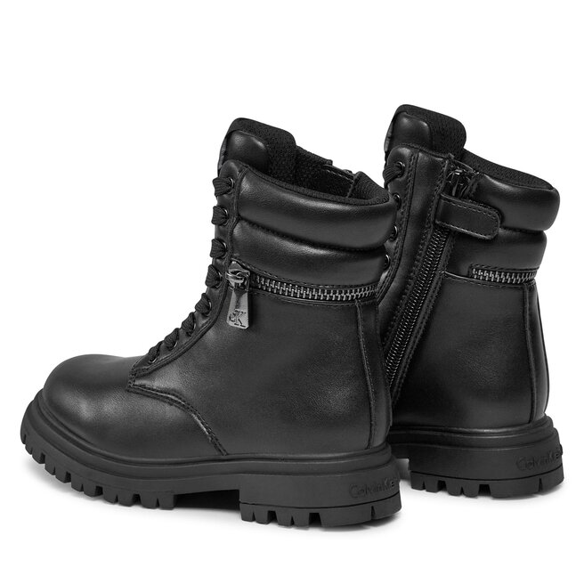 Calvin Klein Jeans Trappers Calvin Klein Jeans Lace-Up Bootie V3A5-80687-1355 M Black 999