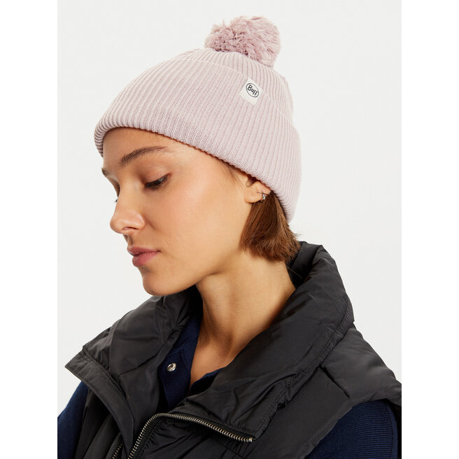 Czapka Buff Knitted Beanie Renvi - Różowy