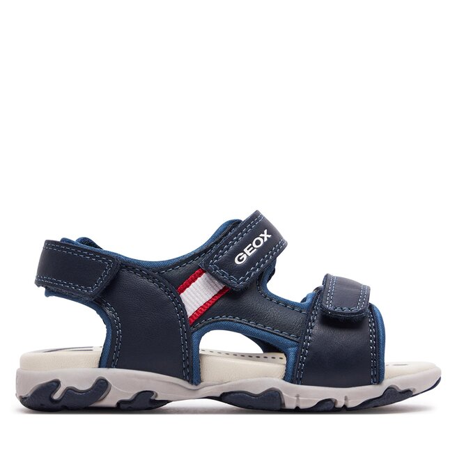 Sandały Geox B Sandal Flaffee Boy B4559A 08515 - S Granatowy