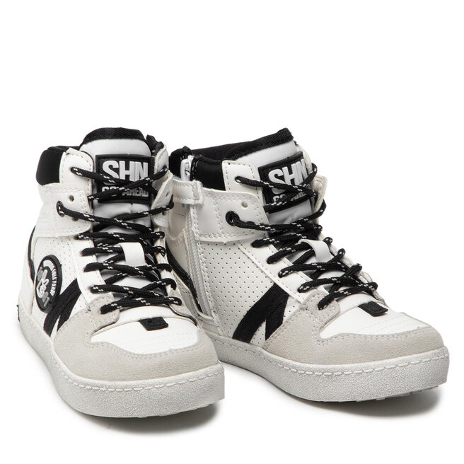 Shone Sneakersy Shone 200-113 White/Black