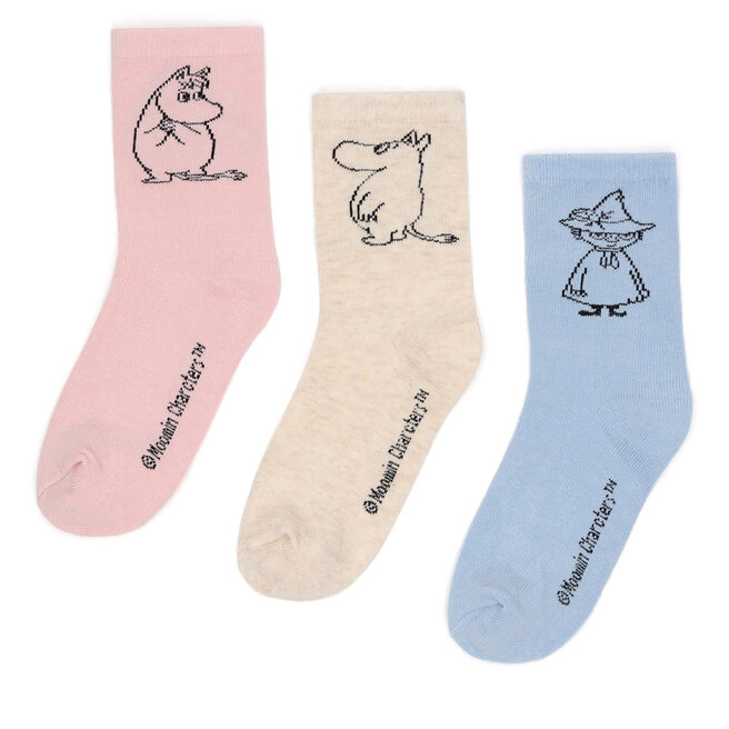 Skarpety Moomin - (3-pack) Kolorowy