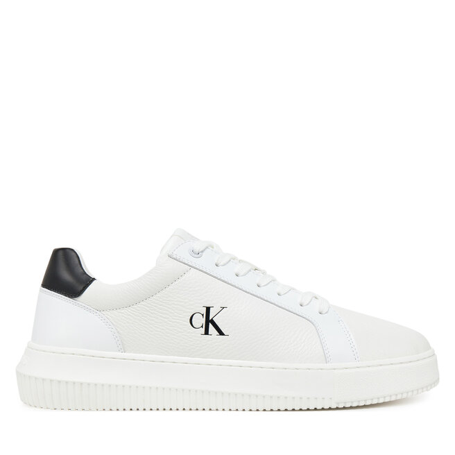 Sneakersy Calvin Klein Jeans Chunky Cupsole Lth Mg Tc - Biały