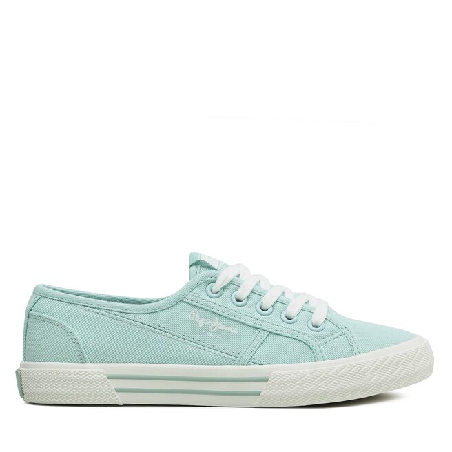 Tenisówki Pepe Jeans Brady Basic W - Turkusowy