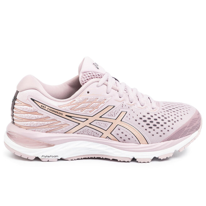 rose gold asics trainers