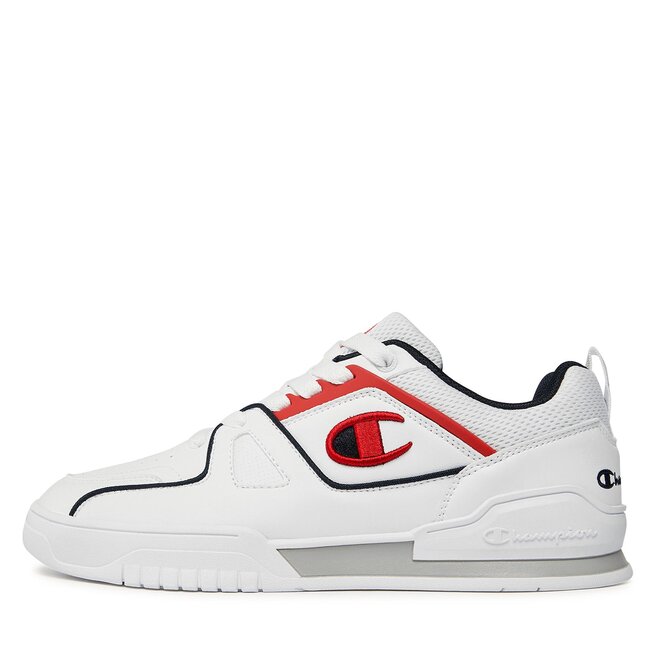Champion Sportcipő Champion 3 Point Low Low Cut Shoe S21882-WW010 Wht/Navy/Red