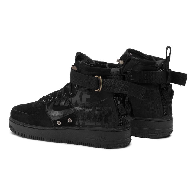 Sf air force 1 mid black cool grey hot sale