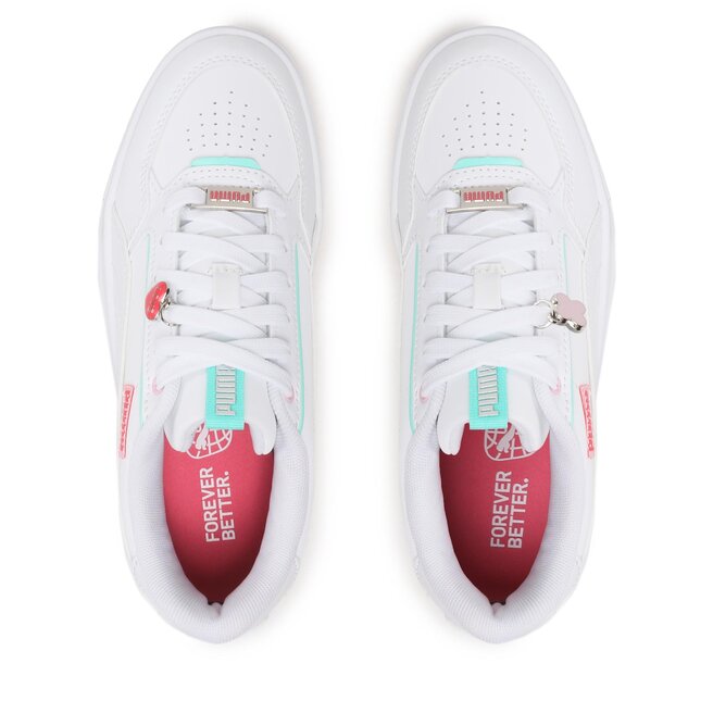 Puma Sneakersy Puma Karmen Rebelle Charms 389400 01 White/White/Pear Pink/Mint