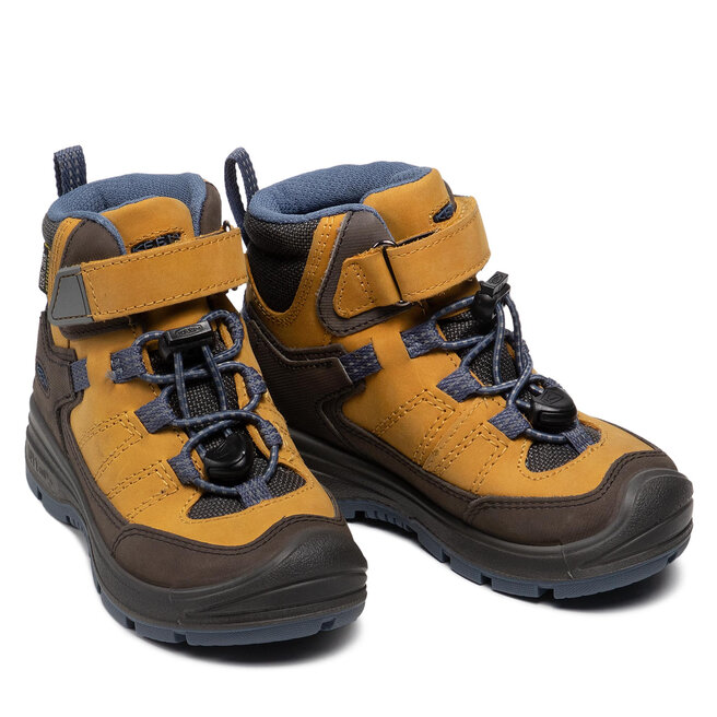Keen Trekkingschuhe Keen Redwood Mid Wp 1023882 Harvest Gold/Vintage Indigo