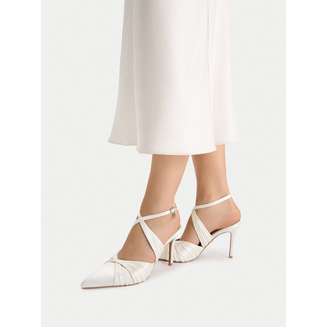 Szpilki Nine West CEO-259-73 02 Kremowy - kobiece