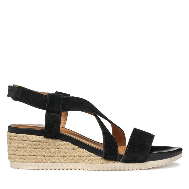 Espadryle Geox D Ischia Corda D55HHA 00022 - Czarny