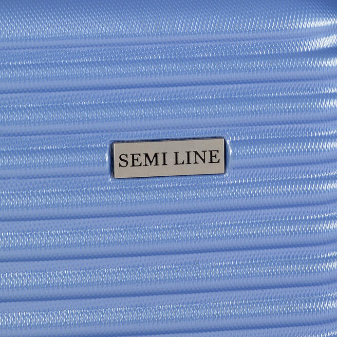 Semi Line Μικρή Σκληρή Βαλίτσα Semi Line T5500-3 Μπλε