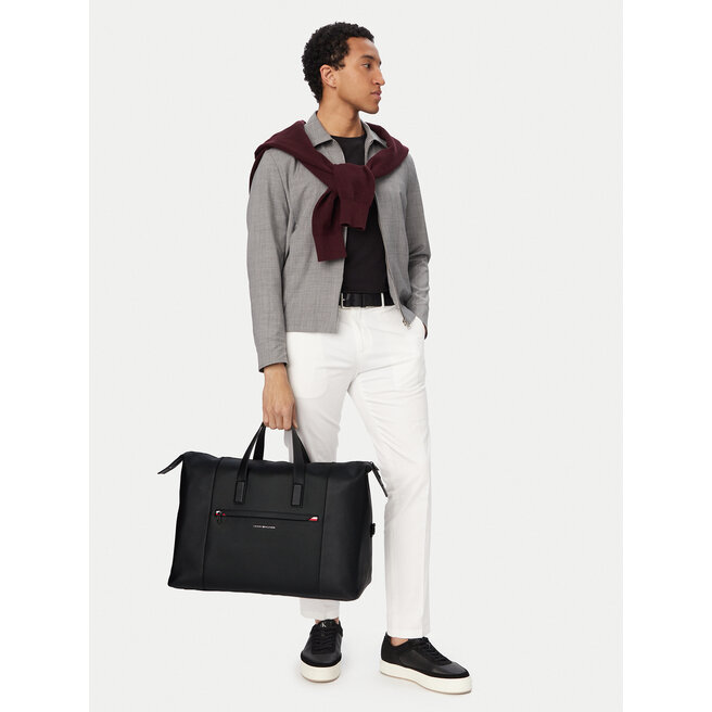 Torba Tommy Hilfiger Th Corp Duffle AM0AM14044 Czarny -