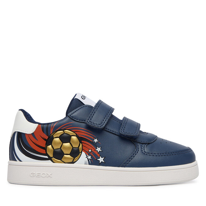 Sneakersy Geox J Eclyper Boy J65LSD 0FU54 CB41Z S Granatowy - chłopięce