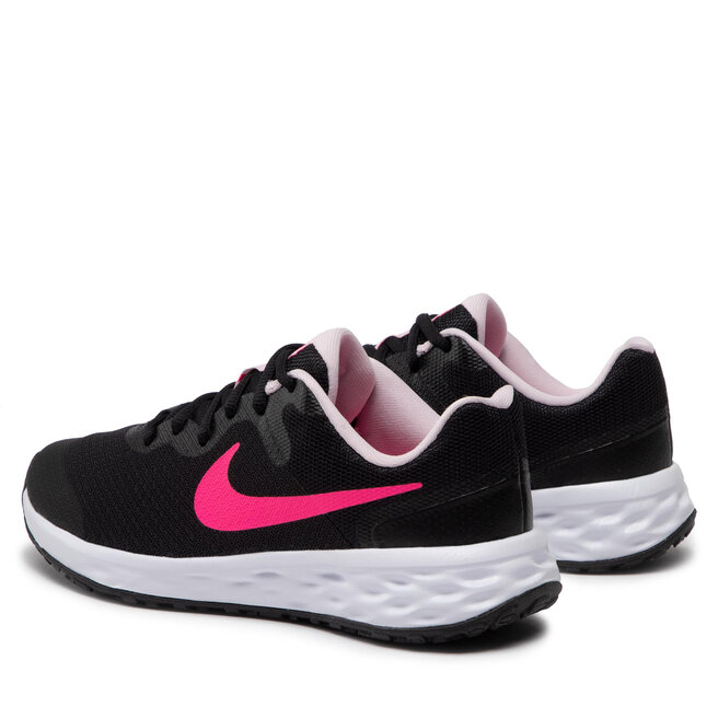 Nike Obuća Nike Revolution 6 Nn (GS) DD1096 007 Black/Hyper Pink/Pink Foam