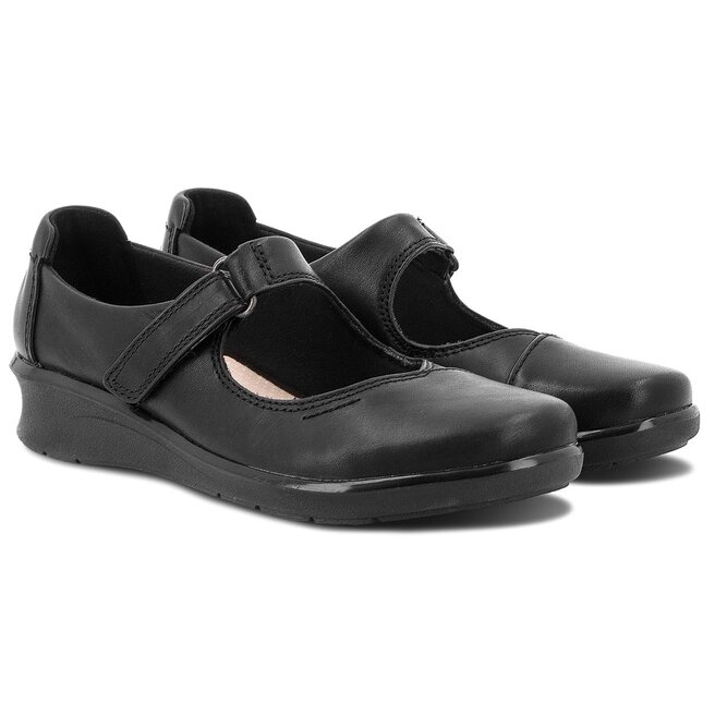 Halbschuhe Clarks Hope Henley 261371854 Black Leather eschuhe
