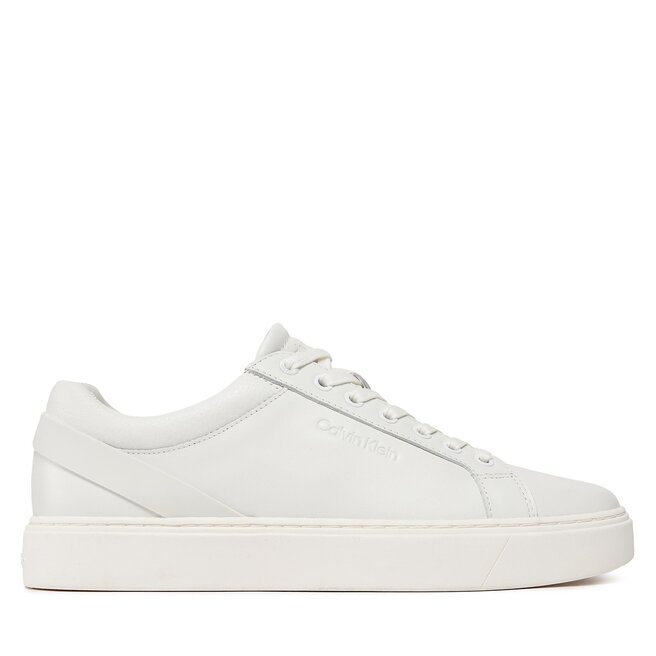 Sneakersy Calvin Klein Low Top Lace Up Archive Stripe - Biały