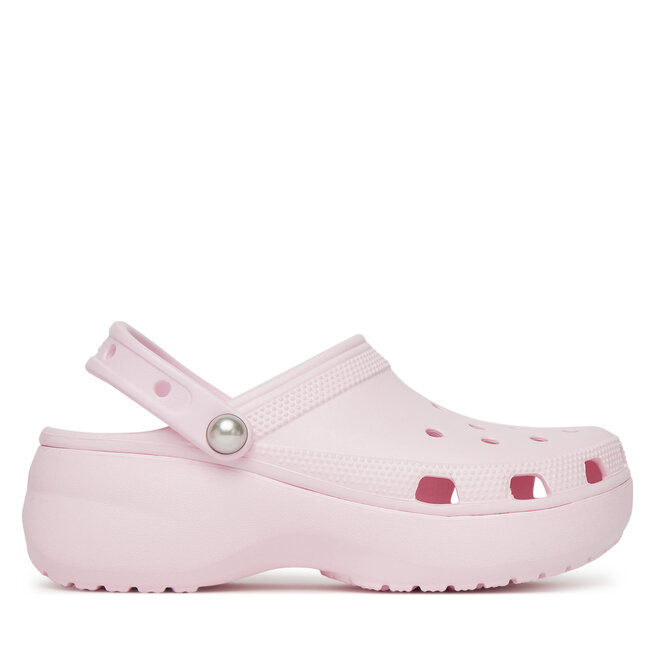 Klapki Crocs Classic Platform Pearl Clog - Różowy