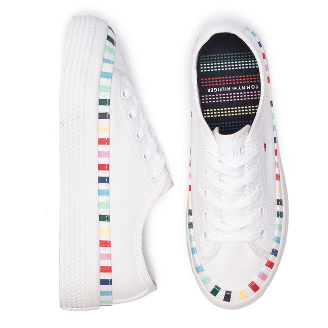 Tommy hilfiger store rainbow flatform sneaker