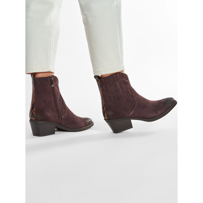Marco Tozzi Botine Marco Tozzi -2-25044-35 Mocca Ant. Comb 325