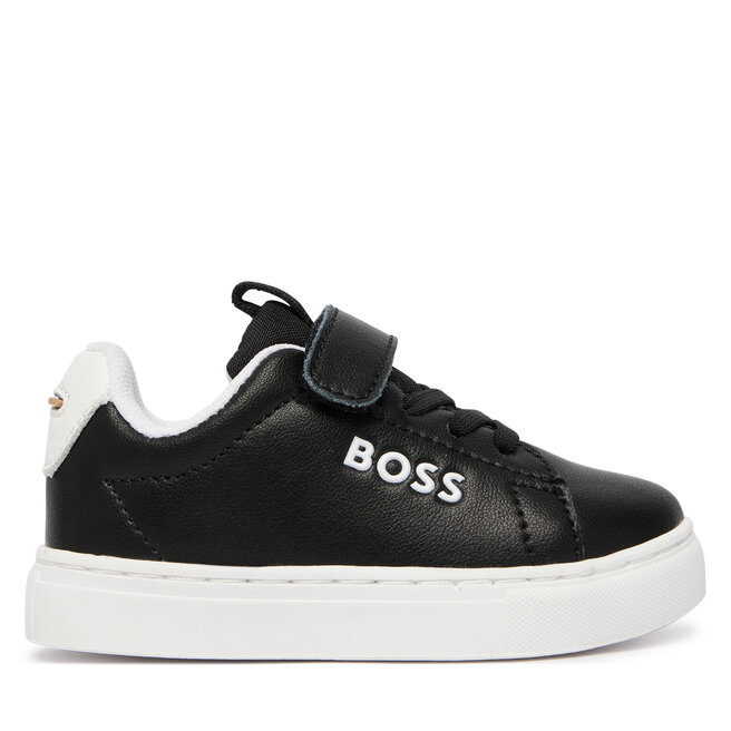Sneakersy BOSS J52824 M Czarny - chłopięce