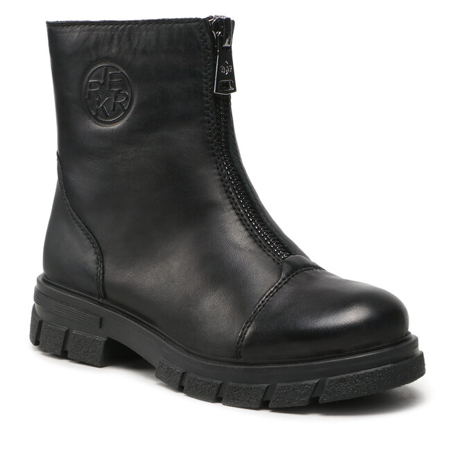 Botine Rieker Z9159-00 Schwarz