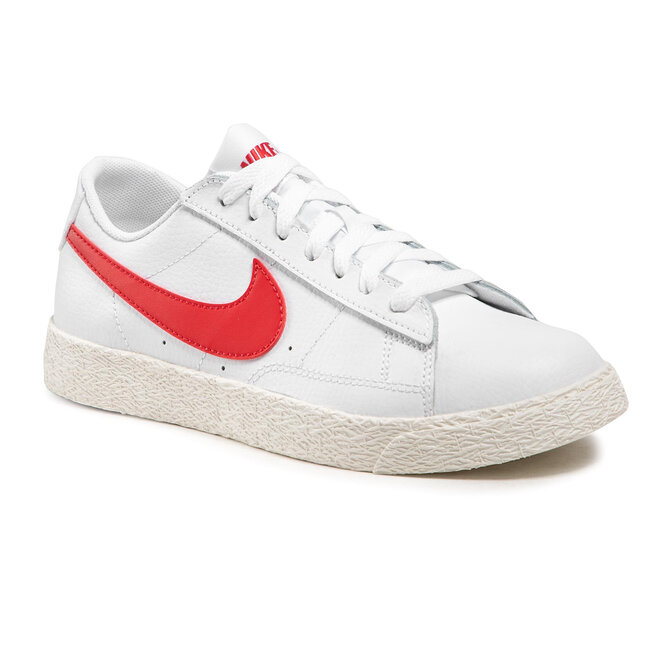 Zapatos Nike Blazer Low Gs 100 White/University Red/Sail • Www.zapatos.es