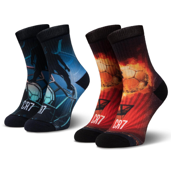 2er Set hohe Unisex Socken Cristiano Ronaldo CR7 8471 82 100 Schwarz eschuhe