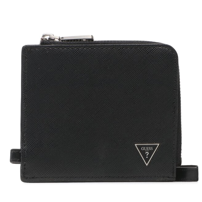 Bilonówka Guess Certosa Saffiano Smart Slg SMECRS - Czarny
